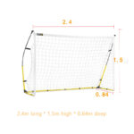 Portable Quick Assembly Football Net Children Training Football Gate Gantry Football Net - Image 5