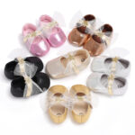 Star lace, baby princess shoes, toddler shoes, soft soled shoes, baby shoes - Image 2