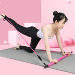 Pilates Fitness Bar Equipment Elastic Exercise Training - Image 5