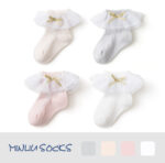 Children's Socks, Baby Girls, Lace Socks, Baby Socks - Image 4