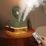 Humidifier Spray Fan Portable Fan Air Cooler Air Humidifier USB Mist Fan Desktop Fan With Night Light For Summer Home Appliance - Image 6