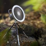Outdoor Camping Fan Portable USB Rechargeable Camping Tent Tripod Fan Mini Hanging Ceiling Fan Stand Air Cooling Fan Lantern - Image 2