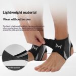 Cooper Ankle Support Compression Foot Sleeves For Men And Women Bracer Ankle Protector Daily Sport Gym Workout Weightlifting - Image 5