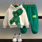 Boys' And Girls' Suit Fashionable Children's Clothing Spring And Autumn Sports Sweater - Image 6