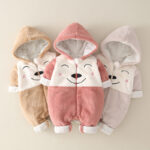 Baby''s Jumpsuit winter thickened cotton padded jacket baby clothes - Image 7
