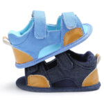 Denim baby Velcro sandals toddler shoes baby shoes - Image 3