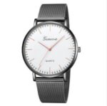 Fashion Casual Watches Womens Men GENEVA Womens Classic Quartz Stainless Steel Wrist Watch Bracelet Watches - Image 2