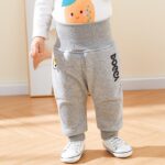 Baby winter plus velvet big PP pants - Image 3