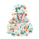Boys And Children's Jackets Airplane Printed Baby Windbreaker Jackets - Image 2