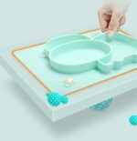 Baby Silicone Suction Cup Dishes Cartoon Learning Bowl Infant Feeding Bowls - Image 3