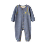 Baby Plus Velvet Warm Clothing Dralon Fever - Image 3