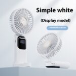 Small Handheld Fan Convenient Rechargeable Small Folding USB Electric Fan - Image 5