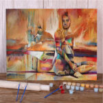 Abstrack Art Painting By Numbers Package Acrylic Paints - Image 8