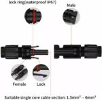 Male Female Solar Cable Connectors For DIY Solar Panel US - Image 8