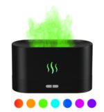 Aroma Diffuser With Flame Light Mist Humidifier Aromatherapy Diffuser With Waterless Auto-Off Protection For Spa Home Yoga Office - Image 7