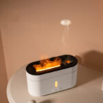 Flame Lamp Humidifier Aromatherapy Machine Household Flame Lamp Fog Spectrometer Humidifier For Home - Image 4