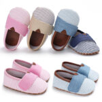 Striped Baby Shoes Baby Shoes Soft Sole Toddler Shoes - Image 4