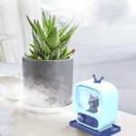 USB Diffuser Mini Air Humidifier Cute Pet Humidificador Car Aroma Mist Maker With Night Lights Purifier For Home Office Use - Image 3