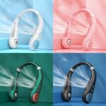Rechargeable Portable Mini Leafless Halter Fan - Image 9