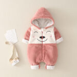 Baby''s Jumpsuit winter thickened cotton padded jacket baby clothes - Image 5