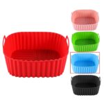 Multicolor Edible Silicon Square Air Fryer Tray Suitable For Air Fryer - Image 9