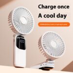 Small Handheld Fan Convenient Rechargeable Small Folding USB Electric Fan
