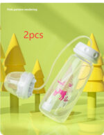Baby Hand-free Standard Diameter 240ml Feeding Bottle - Image 7