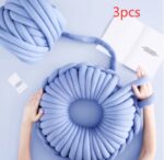 Super Thick Chunky Yarn Cotton Tube Yarn Merino Wool - Image 10