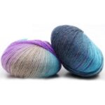 Section Dyed Rainbow Wool Yarn