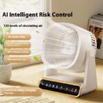 Wall-mounted Small No Punching Hang Rechargeable Fan - Image 7