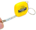 1M Mini Measuring Tape With Key Buckle Portable Random Color Hand Tools With Centimeter And Inch Scale - Image 3