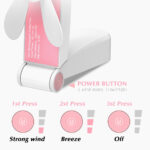 Usb rechargeable mini handheld fan - Image 5
