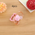 Love baby baby baby new baby pacifier anti automatically closed round head flat hair randomly issued - Image 9