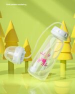 Baby Hand-free Standard Diameter 240ml Feeding Bottle - Image 6