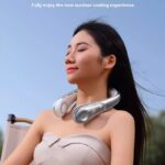 Joyroom Outdoor Portable Usb Rechargeable Hanging Neck Fan Portable Lazy Fan - Image 2