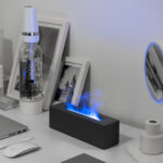 200ML Good-quality Modern Flame Humidifier USB Air Aroma Diffuser Ultrasonic Cool Misting Fogger For Home - Image 2