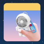 Astronaut Mini Usb Small Fan Rechargeable Portable - Image 2