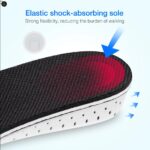 Men Women Invisible Height Increase Insoles Heel Lift Taller Shoe Inserts Pad US - Image 4