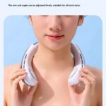 Joyroom Outdoor Portable Usb Rechargeable Hanging Neck Fan Portable Lazy Fan - Image 3