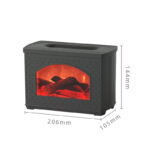 Simulated Flame Light Effect Humidifier For Home Use - Image 2