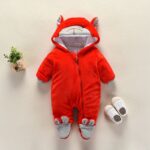 Autumn and winter newborn climbing suit - Image 8