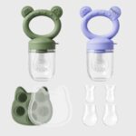 Baby Food Feeder Solid Food Tools Edible Silicon Fruit Feeder Baby Teether Nipple - Image 2