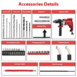 Electric Hand Drill Impact Drill Rechargeable High-power Electric Tools - Image 5