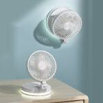 Household Folding USB Rechargeable Fan - Image 3