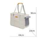 Winter Warm Cage Canvas Dog Backpack Cat Supplies Bag - Image 8