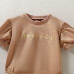 Children's Clothing Baby Half Sleeve Triangle Rompers - Image 2