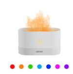 Aroma Diffuser With Flame Light Mist Humidifier Aromatherapy Diffuser With Waterless Auto-Off Protection For Spa Home Yoga Office - Image 4