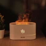Aroma Diffuser With Flame Light Mist Humidifier Aromatherapy Diffuser With Waterless Auto-Off Protection For Spa Home Yoga Office - Image 9