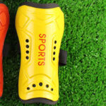 Football Convenient Solid Football Strap Shin Guard - Image 3