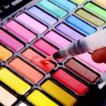 40 Pieces Solid Watercolor Painting Set 36 Colors Paints - Image 6